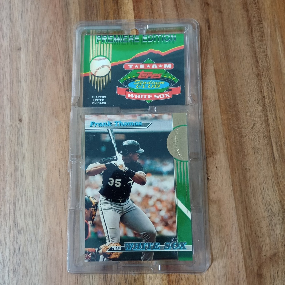 Topps‎ 1993 Premiere Edition Team White Sox Stadium Club Baseball Card Pack